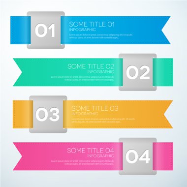 Business Infographic zaman çizelgesi seçeneği