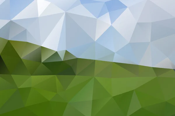 Vettore triangolo natura geometrica sprign sfondo — Vettoriale Stock