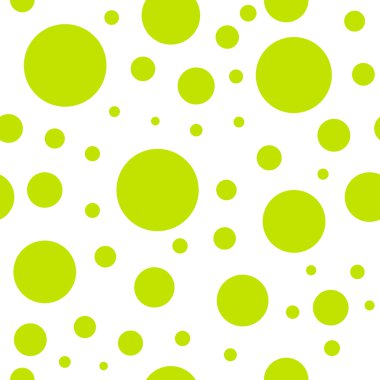 Vintage retro sorunsuz yeşil daire desen  