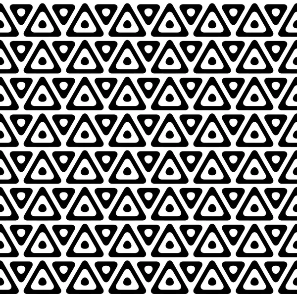 Vintage retro seamless pattern black and white — Stock Vector