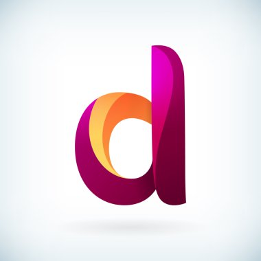 Modern bükülmüş harf D