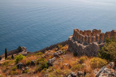 Alanya şehrindeki kale.