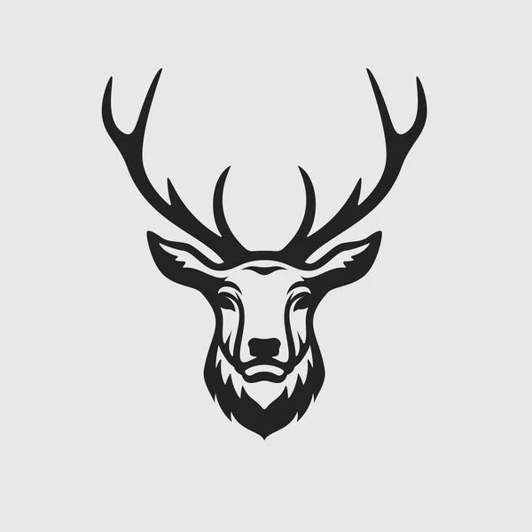 Mascotte de tête de cerf — Image vectorielle