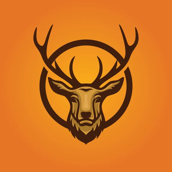 Maskotka głowa jelenia — Wektor stockowy
