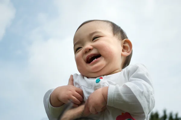 Baby in the sky — Stock Photo, Image