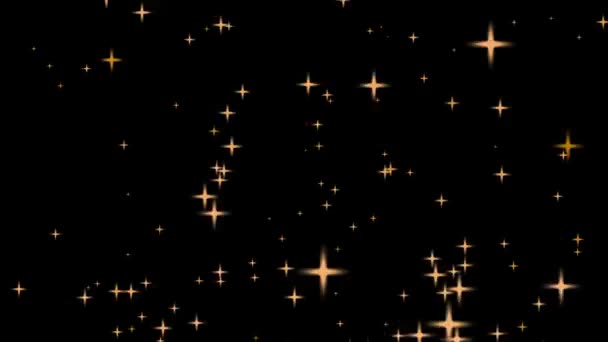Imagem de CG de partículas de estrela — Vídeo de Stock