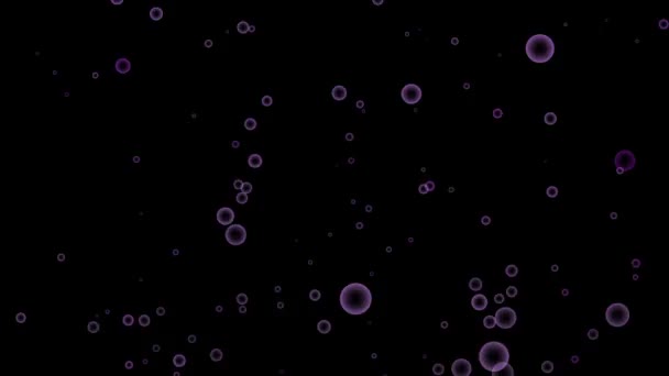Imagem de CG de partículas de bobble — Vídeo de Stock
