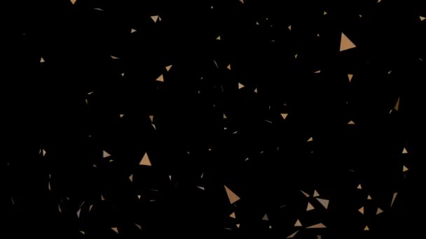 Confettis particule CG image — Video