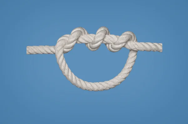 Double Overhand Knot — Stock Photo, Image