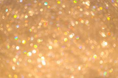 Soyut dairesel bokeh arka plan için ışık dekorasyon üzerinden