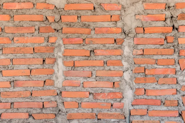 Parede de tijolo vermelho textura abstrata para fundo — Fotografia de Stock