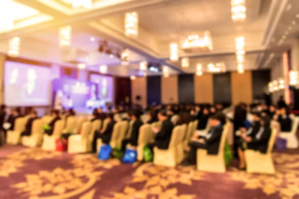 Verschwommenheit von Business-Konferenz und Präsentation in der Konferenz — Stockfoto