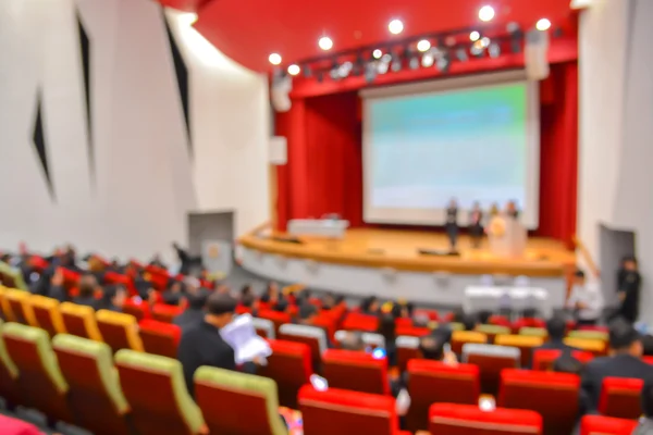 Blur of business Conference and Presentation in the conference h — Stock Photo, Image