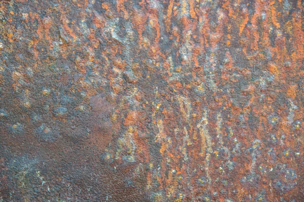 作为金属板背景的锈蚀质感 — 图库照片