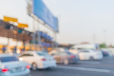 bulanık bir araba otoyol otoyol Bangkok TH toplamak