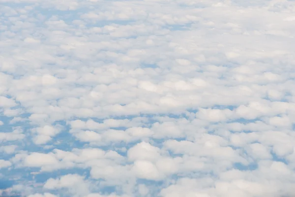 Aerial view of clouds with blue sky nature — Stock Photo, Image