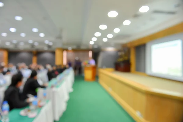 Blur of business Conference and Presentation in the conference h — Stock Photo, Image