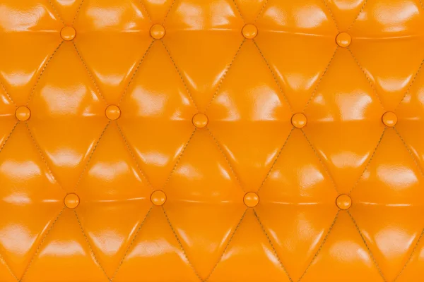 Yellow sofa upholstery leather pattern for background — Stock Photo, Image