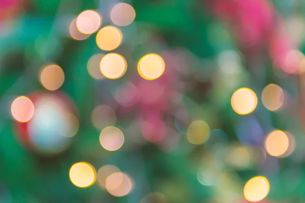 Colorful of bokeh from Lighting decor for background — Stock Photo, Image