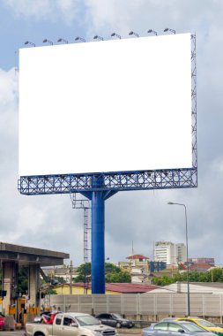 Boş billboard reklam otoyol üzerinde exp toplamak için