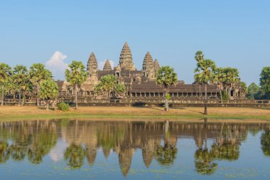 Angkor Wat Tapınağı Siem gölde genelinde görülen biçmek Kamboçya