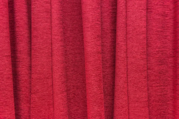 舒适的房间稍微红色的窗帘 — 图库照片