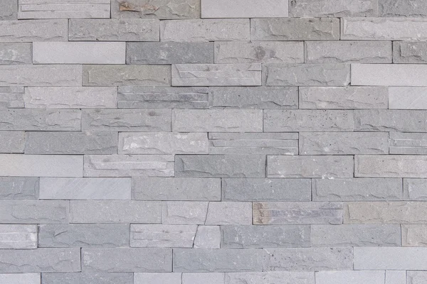 Patroon van moderne lei steen bakstenen muur opgedoken voor achtergrond — Stockfoto