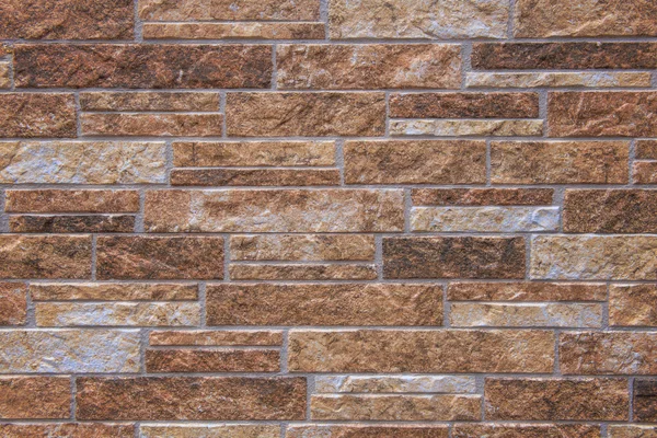 Brown marble brick wall abstract for background — Stock Photo, Image