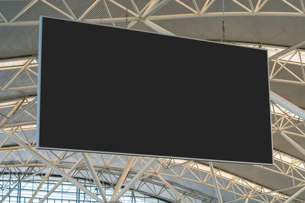 billboard blank for advertising poster or blank billboard in the airport for advertisement concept background.
