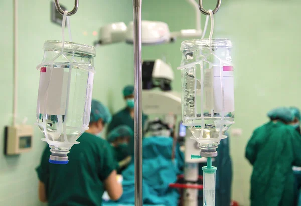 Equipe Cirúrgica Trabalhando nas Urgências do Hospital — Fotografia de Stock