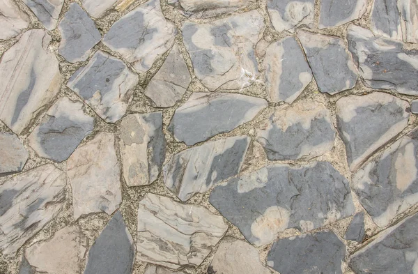 Suelo de piedra enlucido con cemento para fondo — Foto de Stock