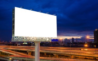 reklam için twilight anda boş Pano