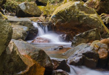 derin yağmur ormanları jungle şelale. Krak e dok şelale Serab