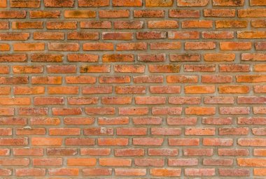 Arka plan için kırmızı tuğla duvar dokusu
