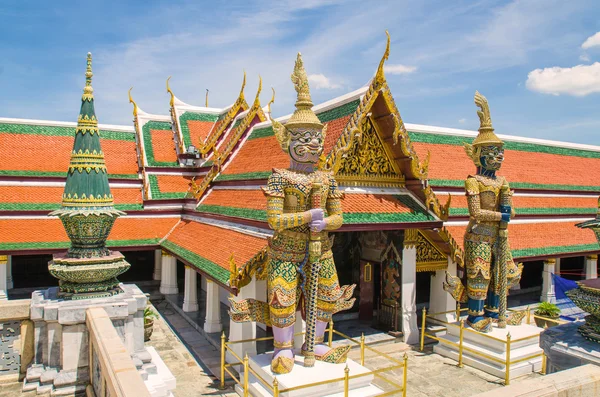 Wat phra si rattana satsadaram nebo watphrakaew v Bangkoku thailan — Stock fotografie