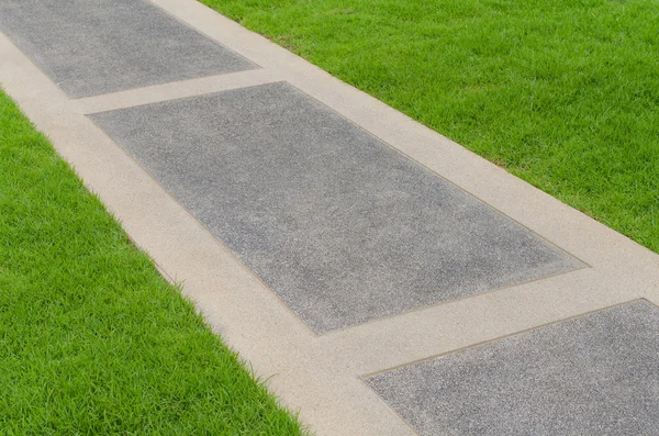 yolu ile Park yeşil çimen