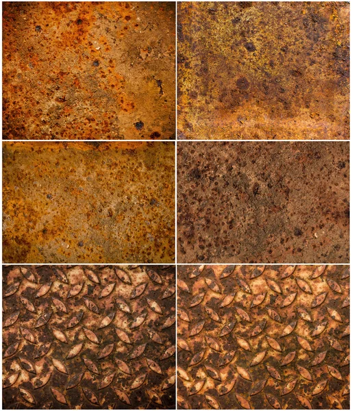 Textura oxidada como fondo de placa metálica —  Fotos de Stock