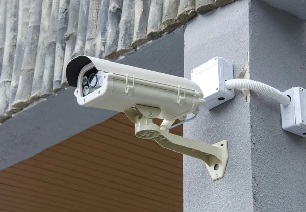 Sicherheit cctv Kamera und urbanes Video. — Stockfoto