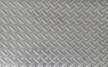 rhombus şekillerle alüminyum koyu liste