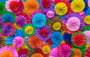 Kağıt arka plan için çok renkli soyut katlama