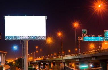 reklam için twilight anda boş Pano