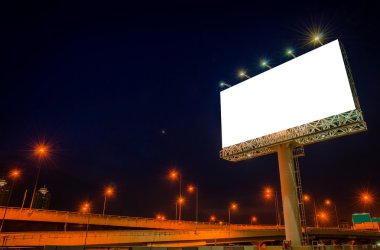 reklam için twilight anda boş Pano