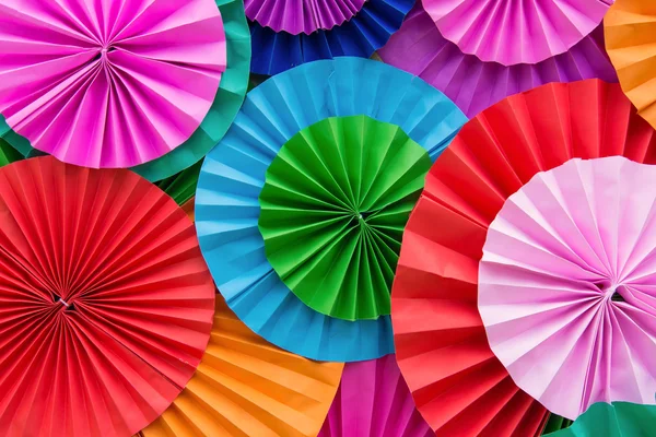 Paper folding multicolored abstract for background — Stock Photo, Image