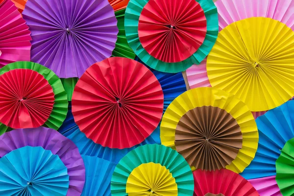 Paper folding multicolored abstract for background — Stock Photo, Image