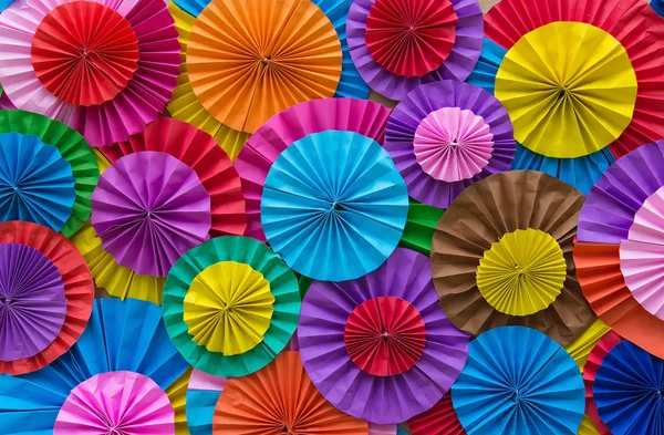 Papierfaltung mehrfarbig abstrakt für Hintergrund — Stockfoto
