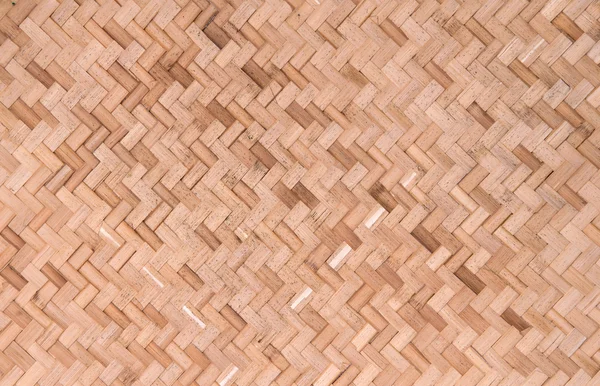 Handcraft bamboo weave texture for background — Stock Photo, Image