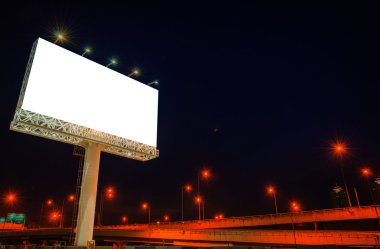 reklam için twilight anda boş Pano