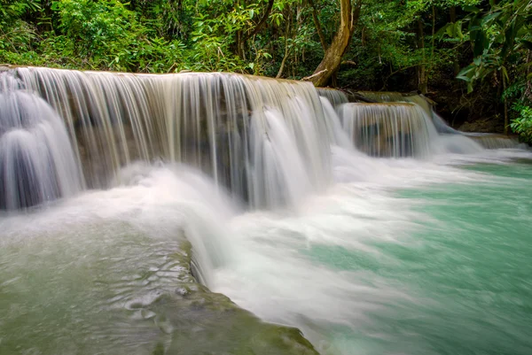 Derin yağmur ormanları orman şelale (Huay Mae Kamin Waterfall ben