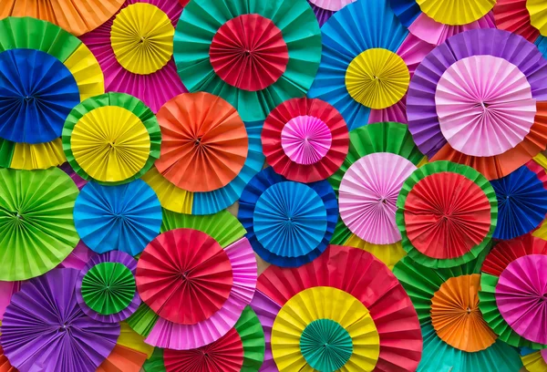 Paper folding multicolored abstract for background — Stock Photo, Image