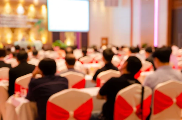 Oskärpa konferens och Presentation i konferensen h — Stockfoto